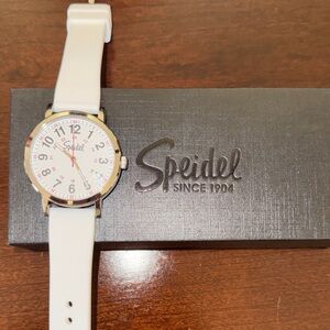 Speidel White and Silver Watch